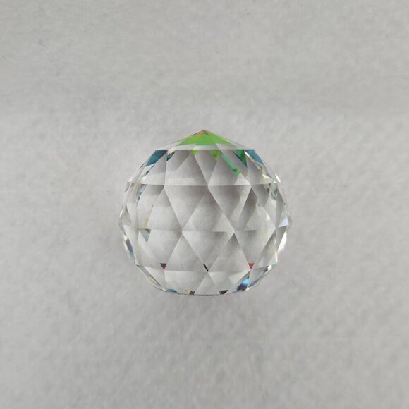 Swarovski Vitrail Medium Rainbow Prism Spere Crystal Round Retired Paperweight - Picture 11 of 11